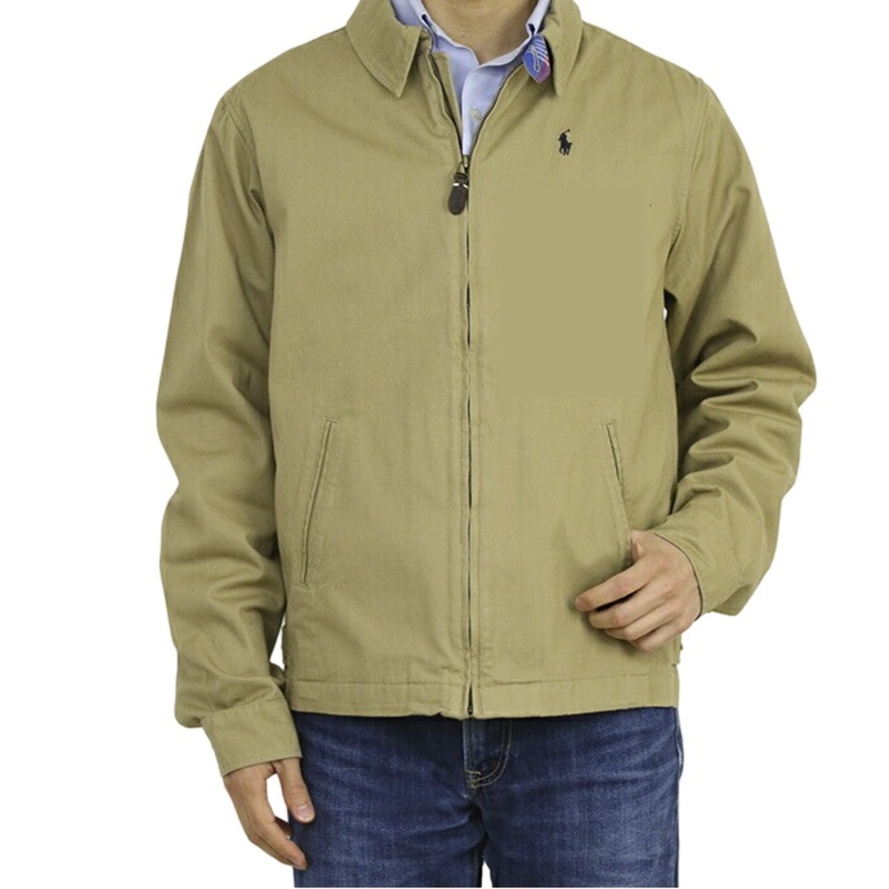 Ralph Lauren khaki jacket- medium- boys 10-12 years